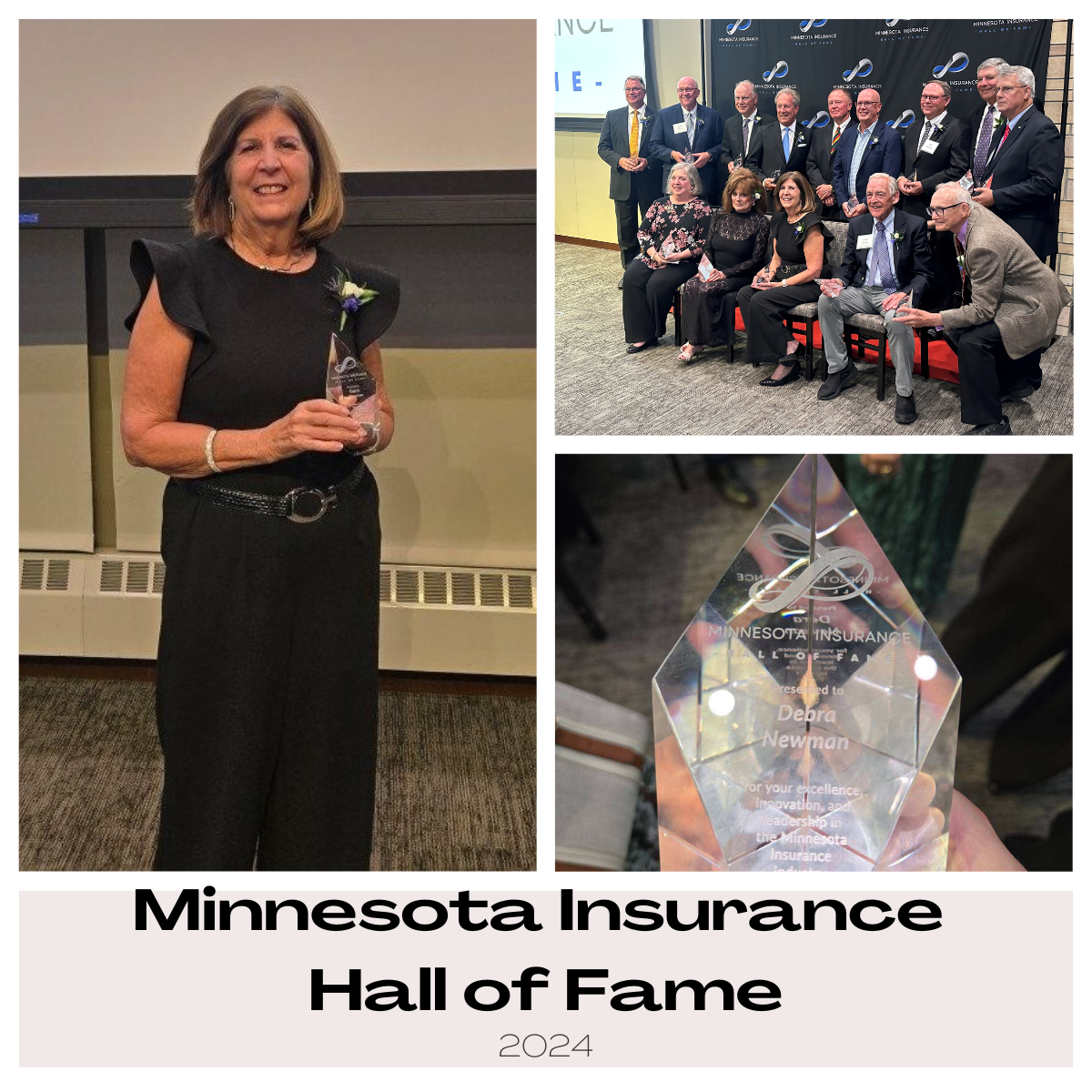 Deb Newman 2024 Minnesota Insurance Hall of Fame